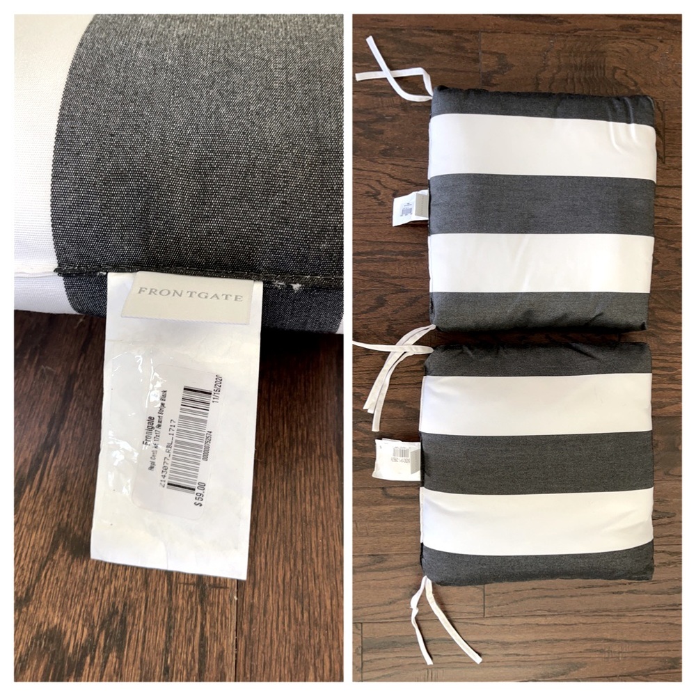 Outdoor chair cushions
